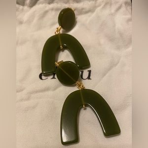 Madewell Green Earrings